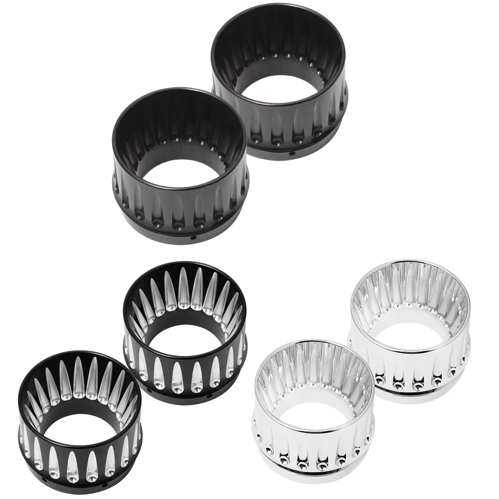 Motorcycle Pair Billet Aluminum Slip On 4.4\