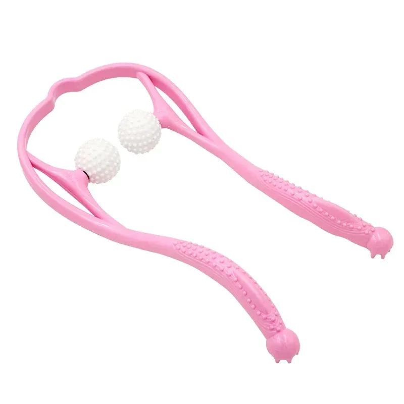 

Массажер для шеи и плеч с триггерной точкой — ручной роликовый инструмент для снятия давления, устройство для самомассажа