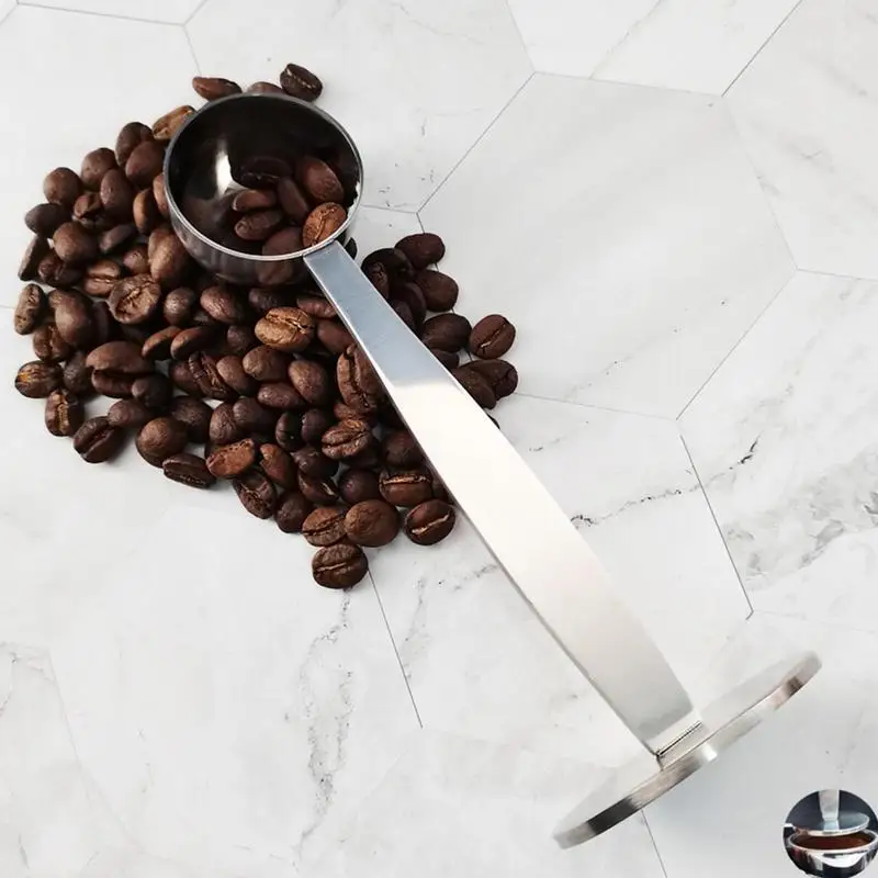 Coffee Scoop Coffee Measuring Spoon Stainless Steel Measuring Scoop Espreso Machine Powder Spoon Coffee Kitchen Tool