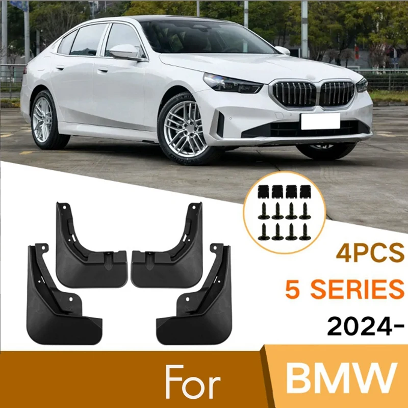 

Аксессуары для автомобилей, черный полипропиленовый брызговик для BMW 5 серии G60 G68 2024, брызговики, брызговики