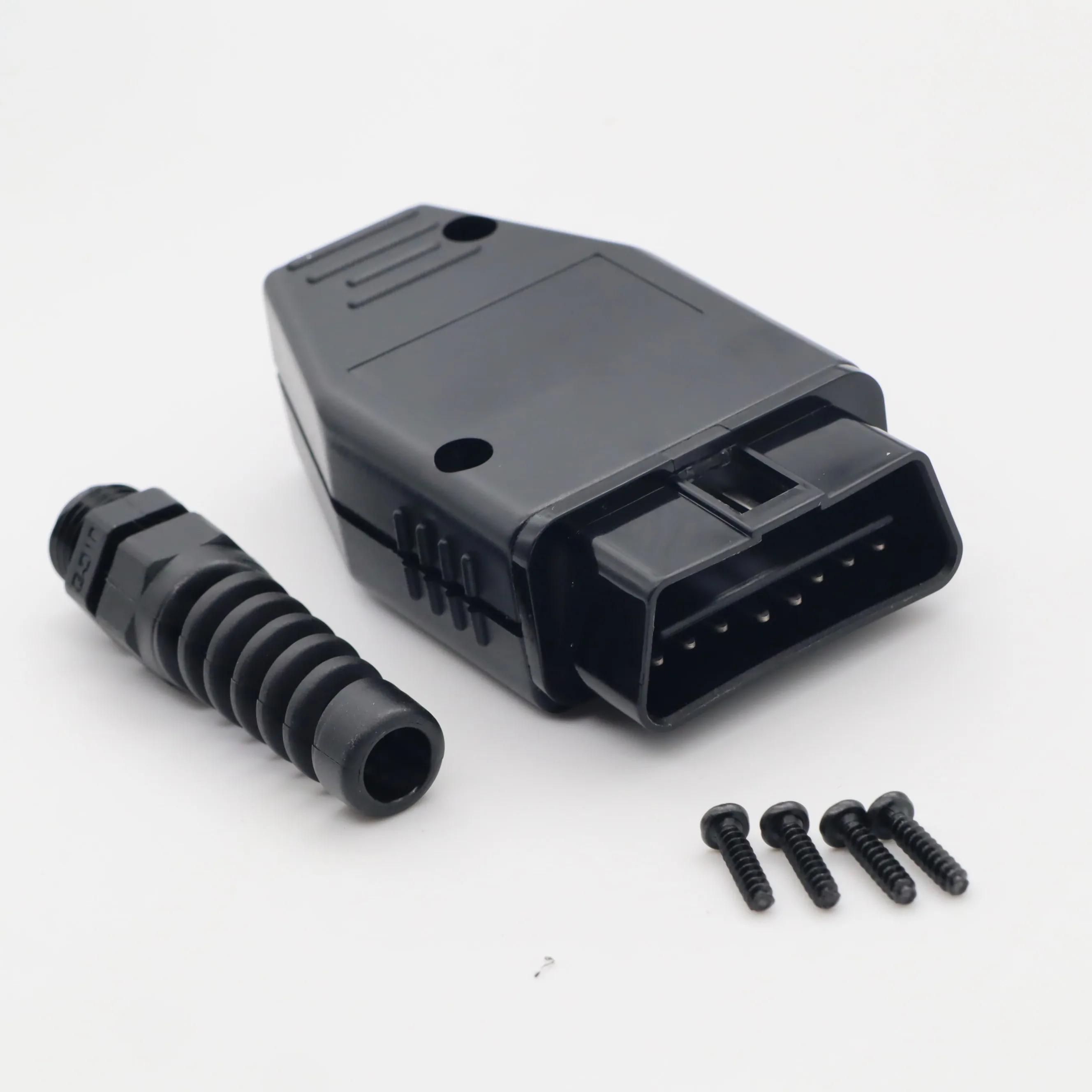 wholesale and retail 100pcs Car OBD2 16Pin Connector OBD-2 Plug OBD ii 16 pin adaptor J1962 OBDII DHL EMS Fast Delivery