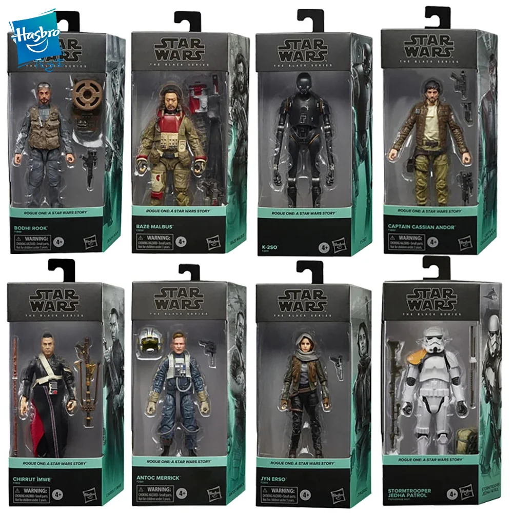 

Hasbro Star Wars The Black Series Rogue One Saw Gerrera K-2SO Cassian Andor Jyn Erso Baze Malbus A Story Collectible Figure Toy