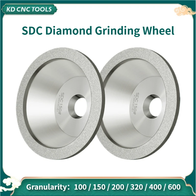 

SDC Diamond Grinding Wheel Rotary Abrasive Tool for Carbide Metal Steel Tungsten Steel Milling Cutter Tool Sharpener Grinde