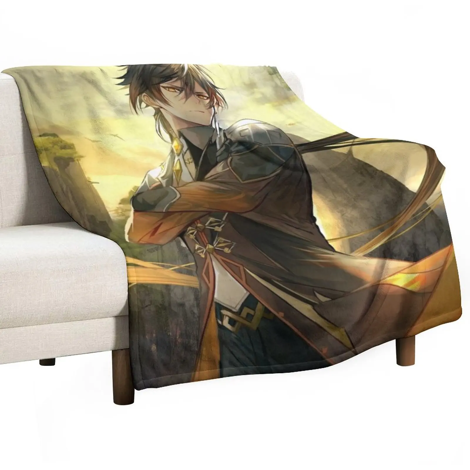 

Zhongli ! Throw Blanket Flannel Blanket Luxury St Blanket