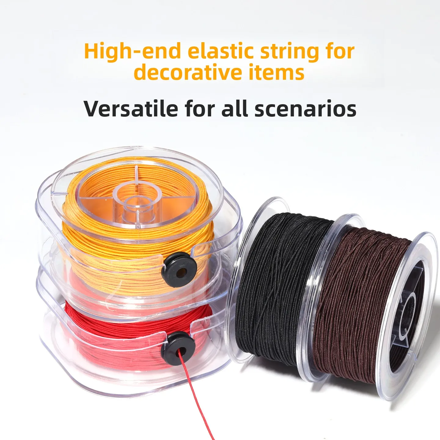 

High-End Elastic Line Buddhist Beads Bracelet Cord Wear Resistant Star Moon Maany Jewelry Faion Accories String