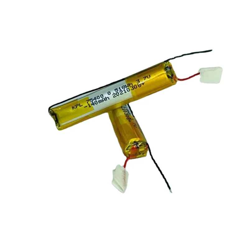 75400 140mAh cylindryczny litowo-polimerowy 3C szybki ładunek konwencjonalny cyfrowy akumulator elektryczna szczoteczka do zębów pióro laserowe