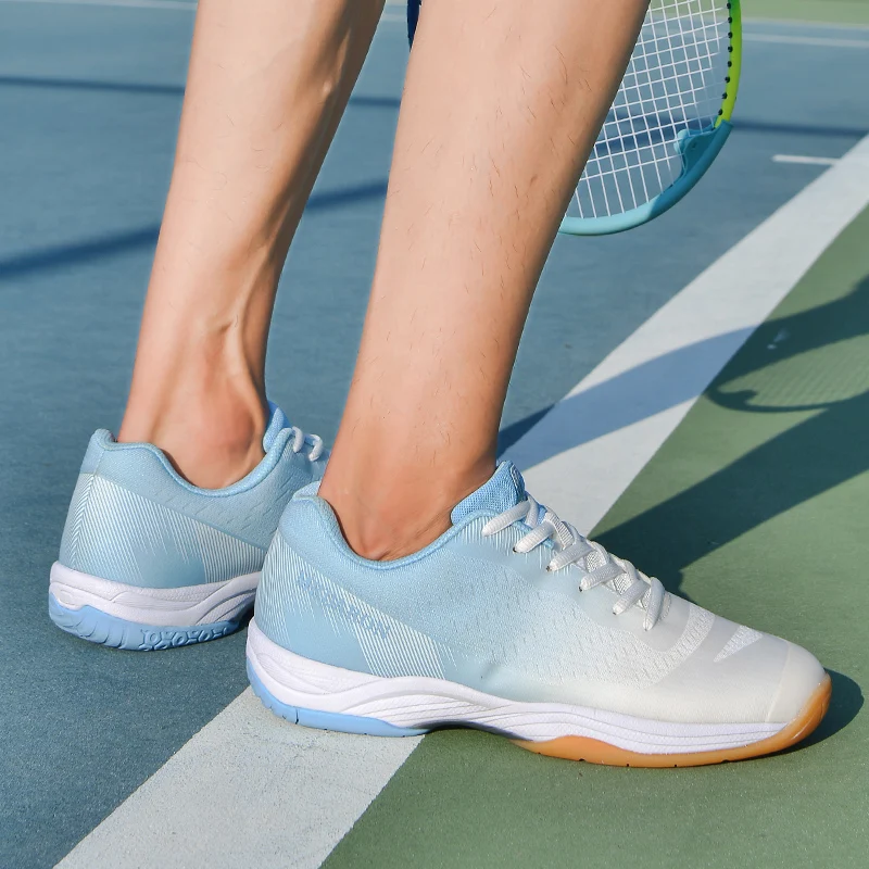 Chaussures de tennis de table professionnelles pour hommes et femmes, chaussures de badminton confortables, chaussures de sport non ald résistantes à l'usure