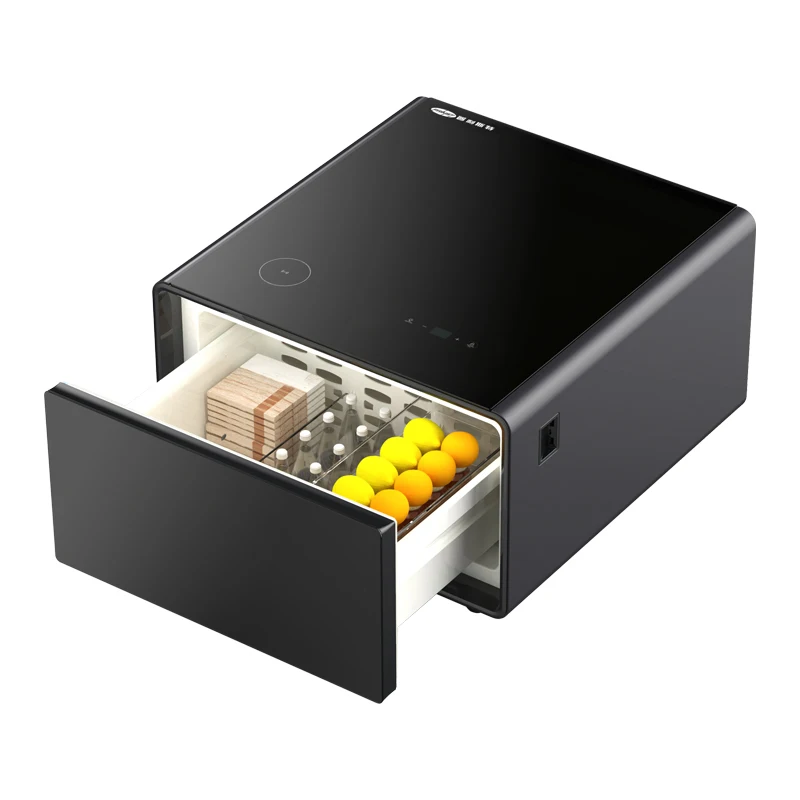 

Home Furniture Bedside Tables with Fridge Refrigerators with Wireless Charging with Cooling Drawer Smart Coffee Table