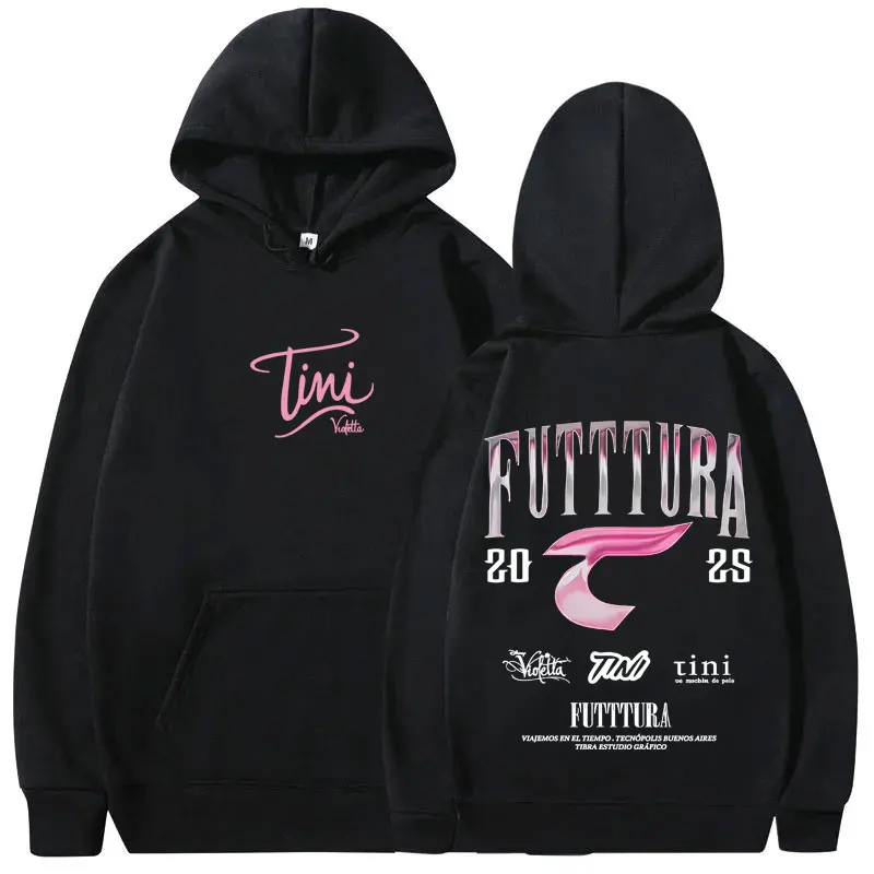 

TINI Futttura 2025 Tour Hoodie Men Women Fashion Pop Music Sweatshirts Men's Casual Cotton Vintage Oversized Pullovers Hoodies