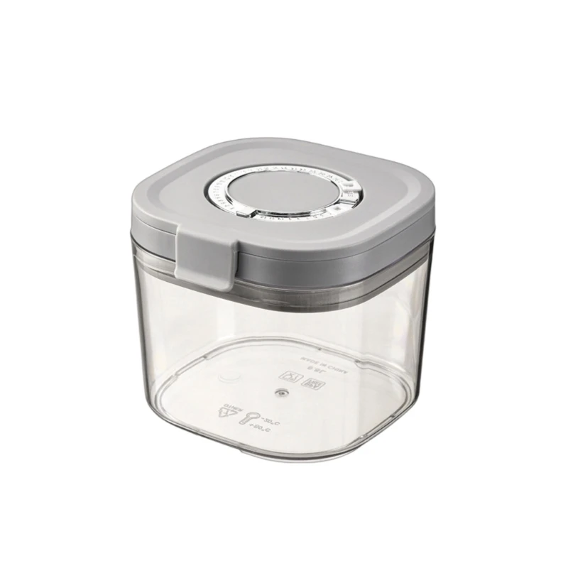 

97BC Hygienic Powder Storage Canister Double Lock Freshness Preservation