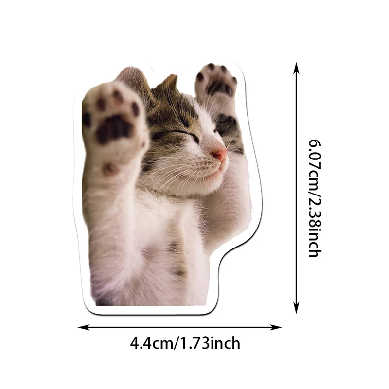 100 قطعة Kawaii القط المزاج ميمي ملصقات الحيوانات الجمالية الزخرفية دفتر القرطاسية اللوازم المدرسية الكتابة على الجدران الشارات الاطفال اللعب