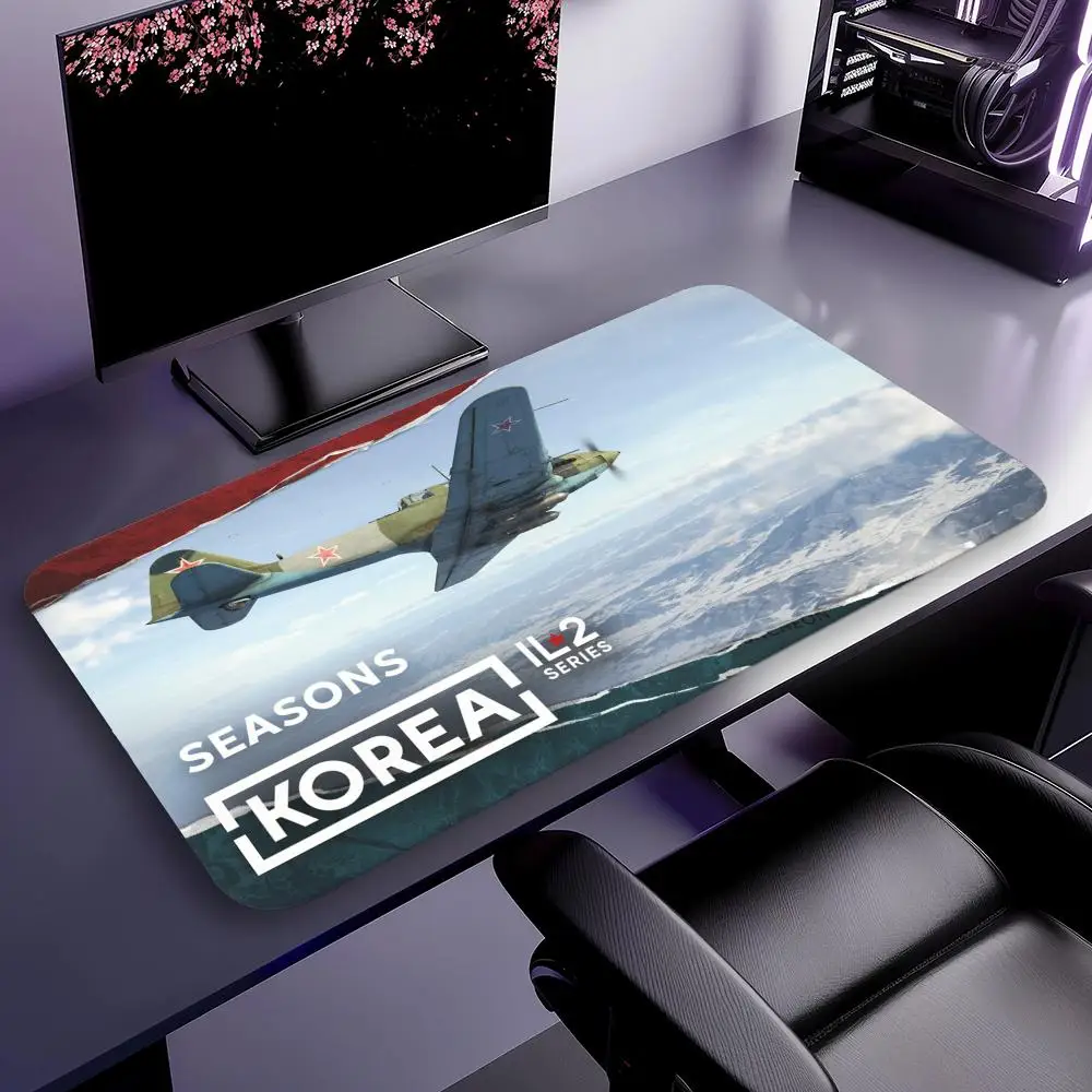 Korea. IL-2 Series Mouse Pad Keyboard Mouse stitch Mouse pad,Gaming Accessories,Long Desk Mats,PC Parts XXL90x40cm