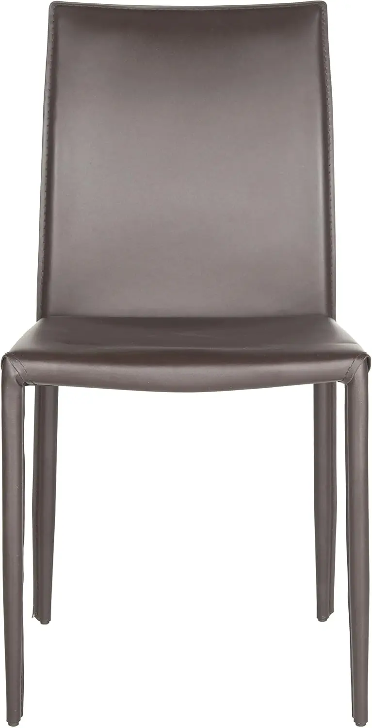 Home Collection Karna sedia da pranzo moderna marrone (Set di 2)