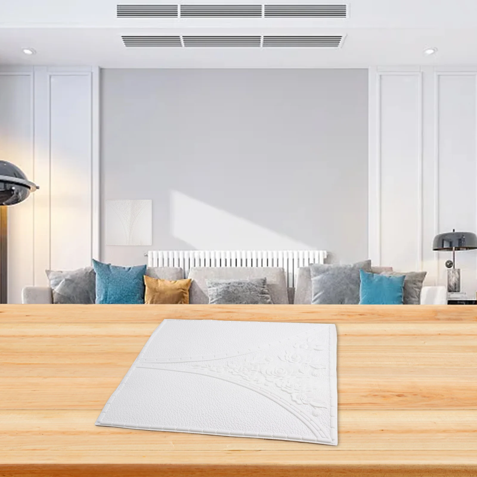 Sticker Wall Panels Wall Sticker Take Care Of Your Family Room White Kitchen Wood Board And So On. 35*35cm Sticker