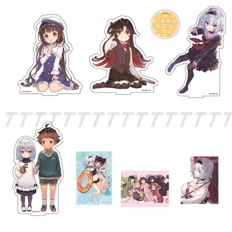 Game Hinazuru Ai Yashajin Kiyotaki Keika Charlotte Izoard Sora Ginko Acryl Stand Pop Anime Figuur Model Cosplay Speelgoed voor Gift