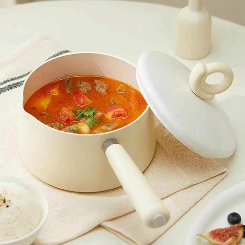 Japanese ceramic instant noodles small milk pot uncoated non-stick pot special for baby.