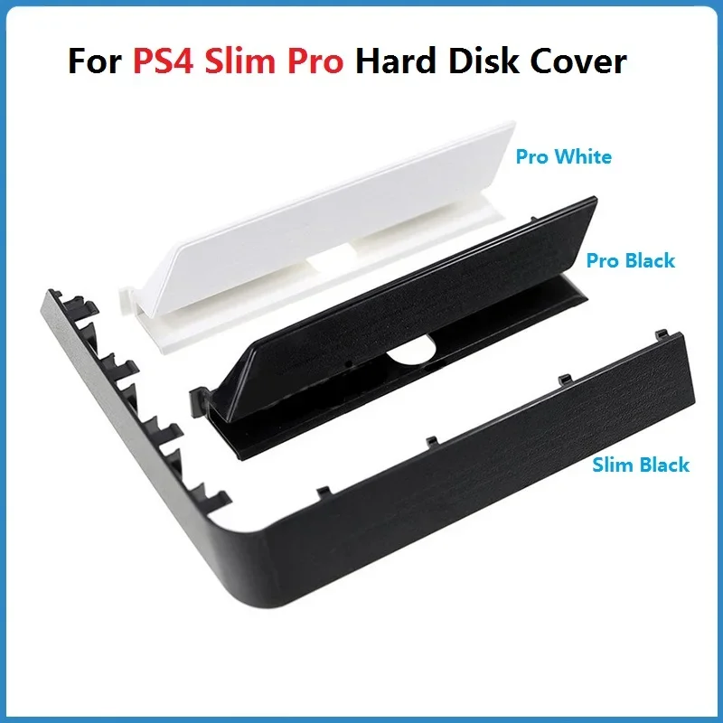 1 pièce pour PS4 Slim Pro, couvercle de disque dur, cache de baie de disque dur, couvercle de compartiment en plastique pour Playstation 4, coque de console Pro