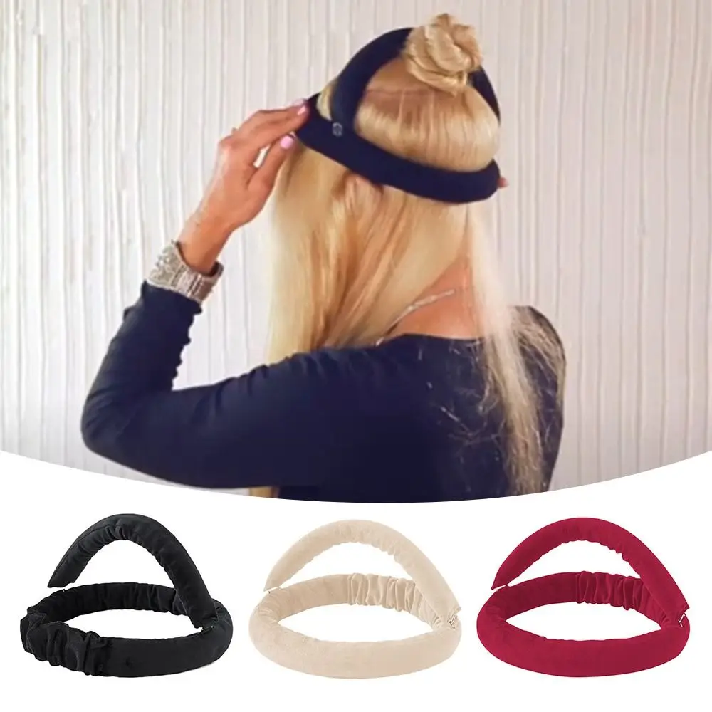 2 uds esponja rizador de pelo de doble capa sin calor cabeza de onda grande rizador de pelo rizador de pelo elástico DIY rizador de pelo hinchable