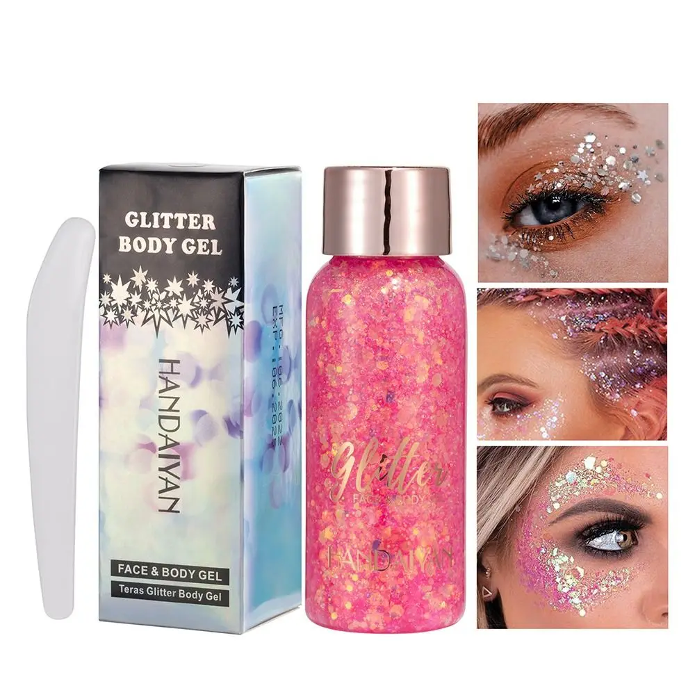 Shadow Cosmetic Glitter Party Beauty Nail Art Decor Nail Hair Body Jewels Glitter Sequin Eyeshadow Eye Glitter Face Shimmer Gel