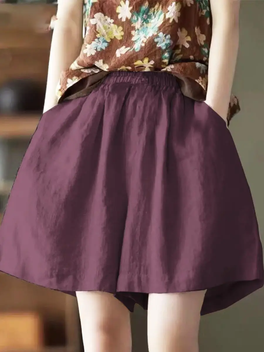 shorts-de-algodao-e-linho-a-line-casuais-com-cintura-alta-e-comprimento-de-cinco-quartos-com-bolso-e-lenco-novo-estilo-de-verao