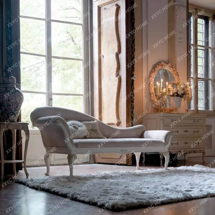 High-end custom concubine chair  retro neoclassical concubine couch  recliner sofa