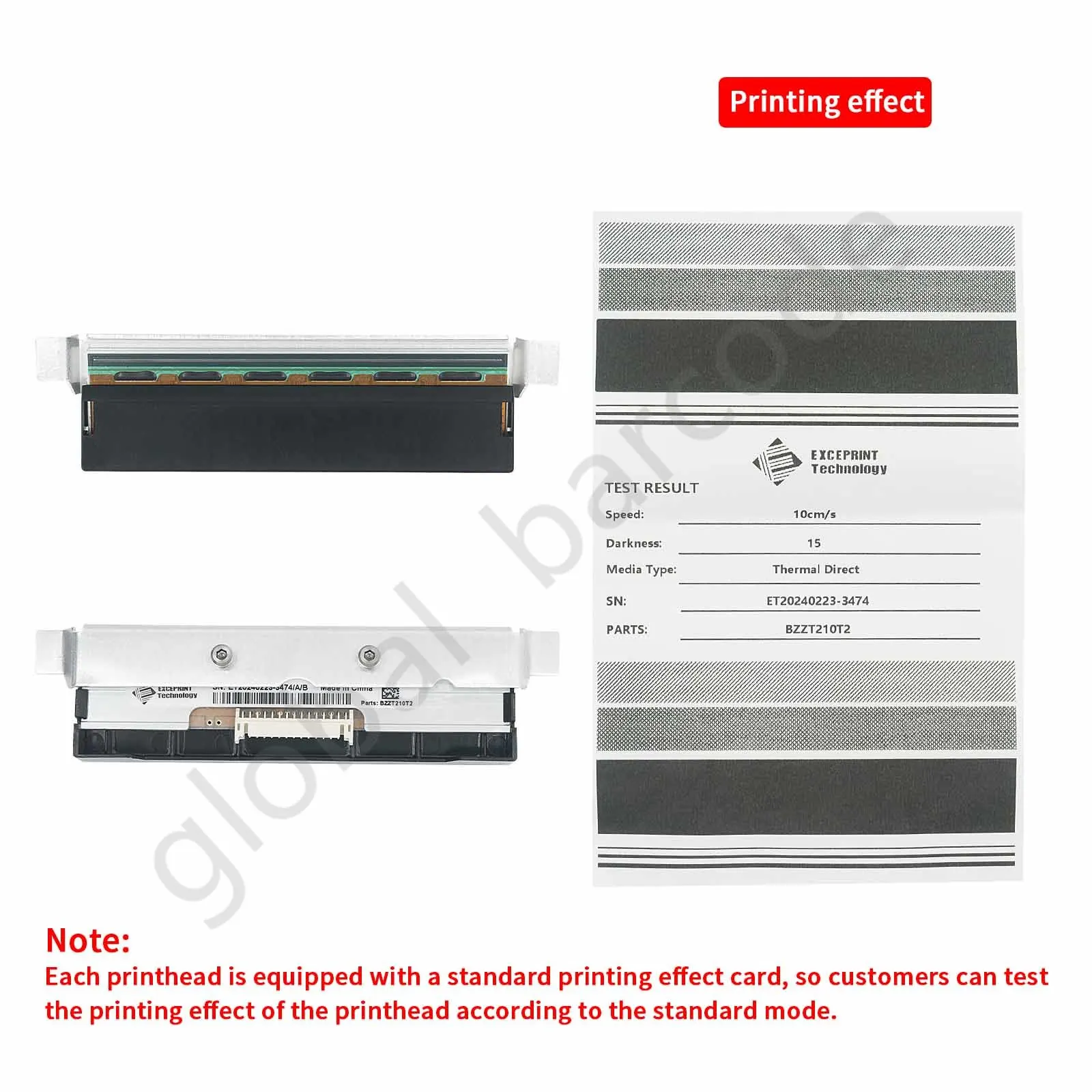 

New ZT230 Thermal Printhead 203DPI P1037974-010 For Zebra ZT210 ZT220 ZT230 Print Head