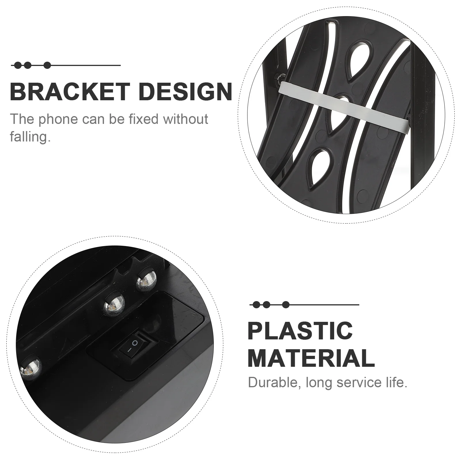 

1Pcs Brush Stepper Step Counter Mute Phone Wiggler Device Compatible with Smart Phones Under 6.5-Inch for Steps Earning