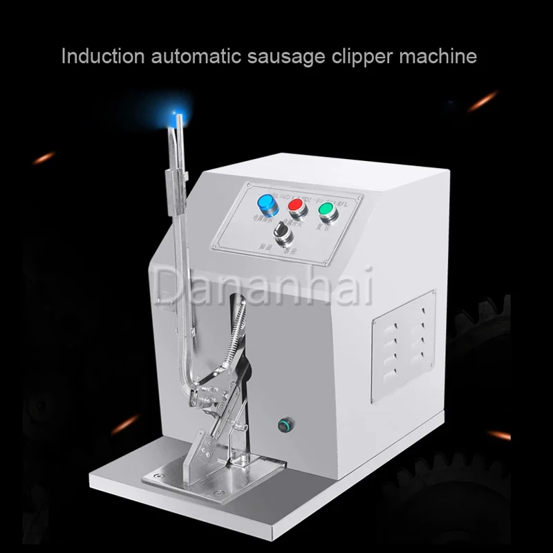 Induction Pedal Buckle Type Shopping Bag Sealing Machine, Small Household Ham Sausage U-Shaped Sealing Clamp Machine