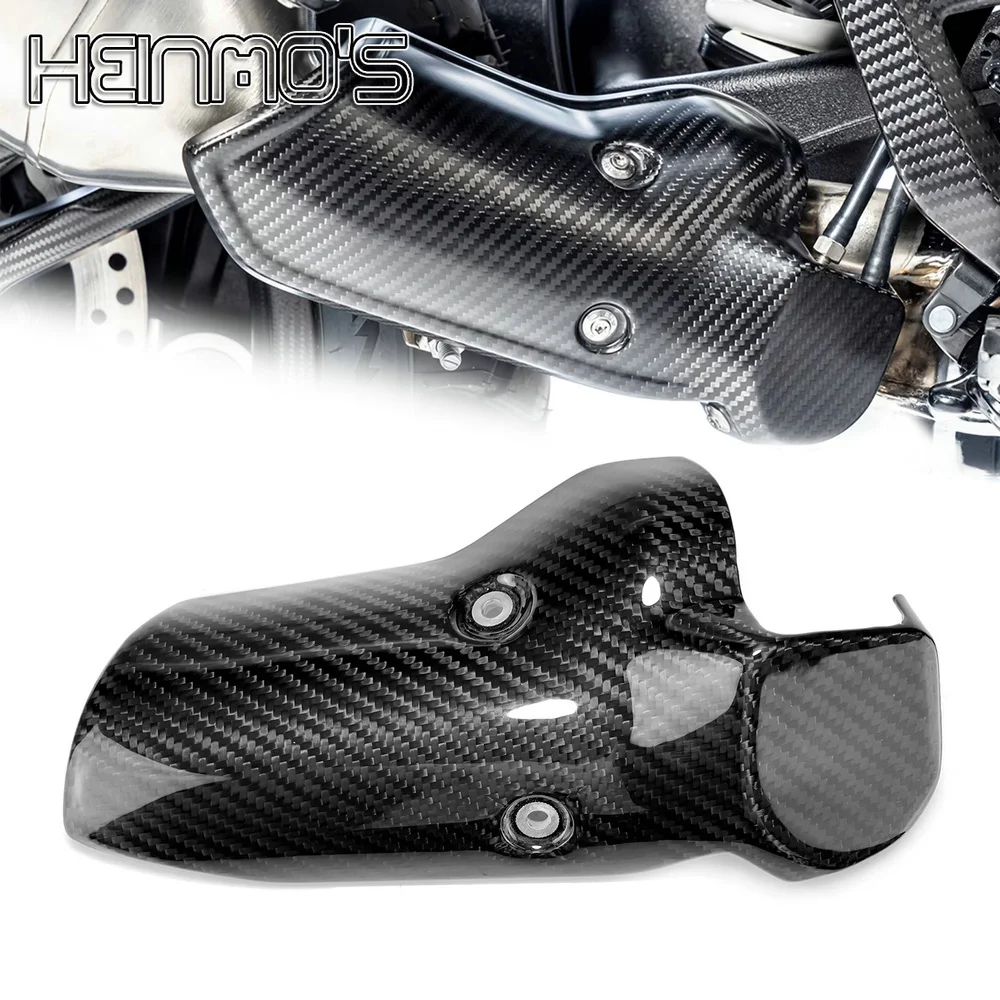 

Compatible with BMW R1300GS R 1300 GS 2024-2026 Exhaust Cover Carbon Fiber Exhaust Shield Protector Motorcycle Fairings