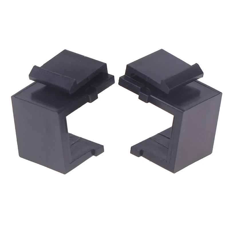 ZOERAX- 10 RJ45 Keystone Jack Placa de parede e inserções de enchimento de painel de remendo