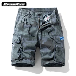 Nieuwe Heren Zomer Outdoor Mode Casual Ademend Puur Katoenen Cargo Short Heren Bermuda Camouflage Strand Jogger Shorts Heren