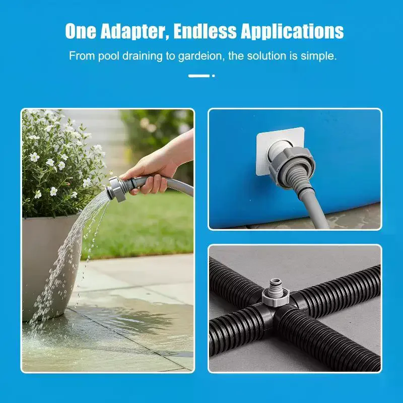 Swimming Pool Filter Drain Valve Connector Fits P6H1419 Leakproof Backwash Waste Port Fitting for Pool Winterizing Preparation