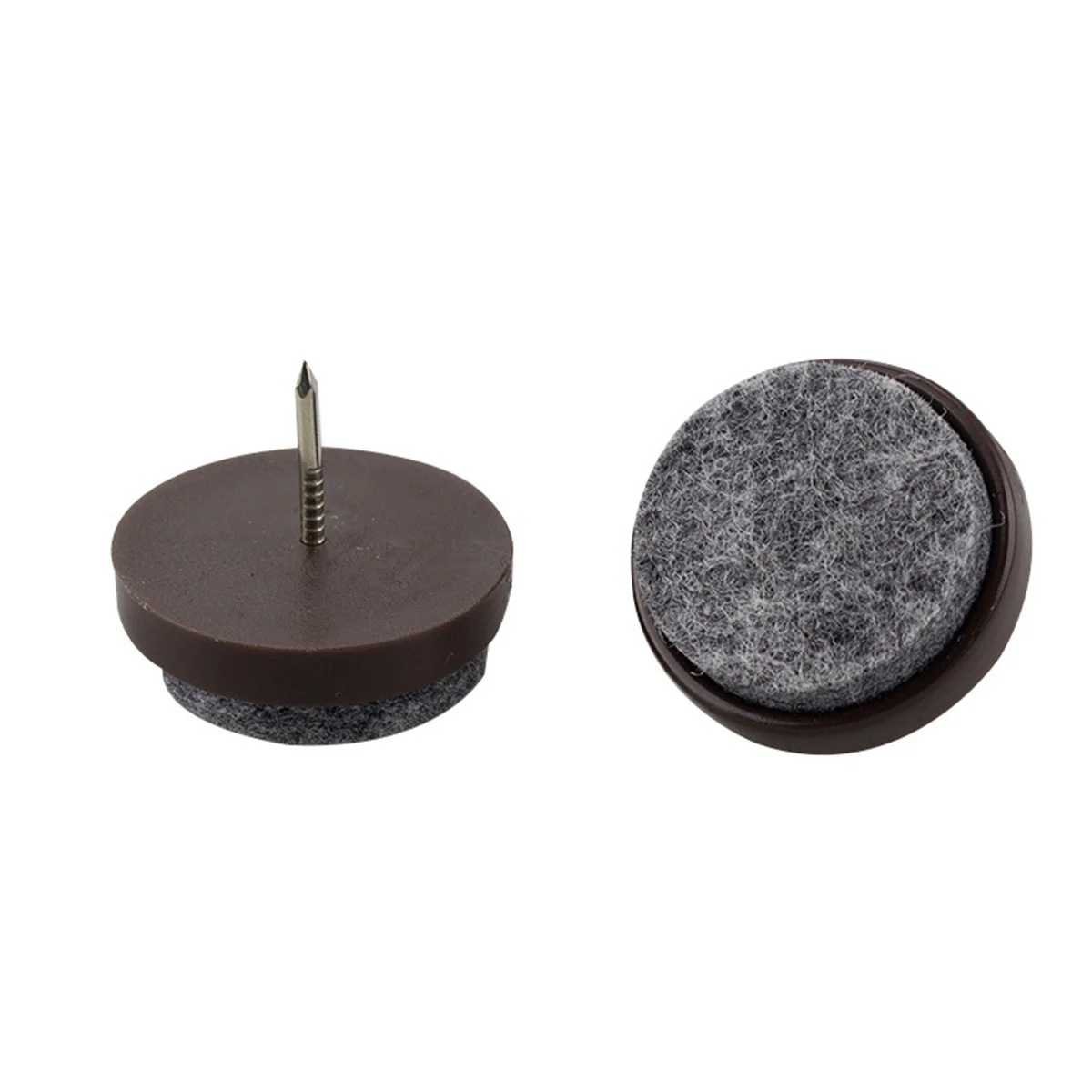 32 almofadas antiderrapantes para móveis, tapetes protetores de piso duráveis, resistentes ao desgaste, design espesso para mesas, cadeiras, armários, marrom