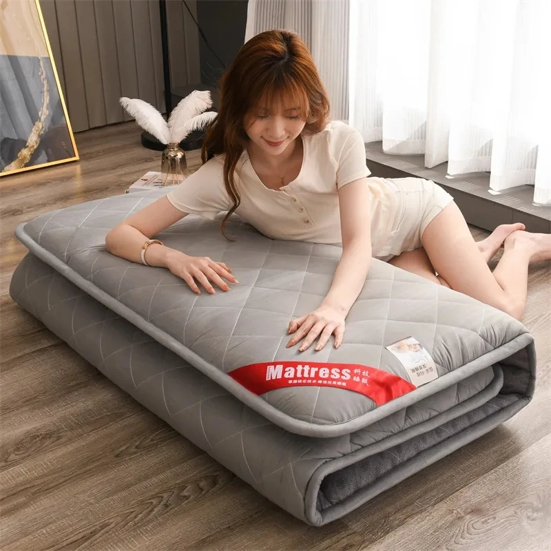 Polymères de sol japonais pliants, matelas tatami pour dormir, antidérapant, solide, épais, futon, coussin de couchage, canapé