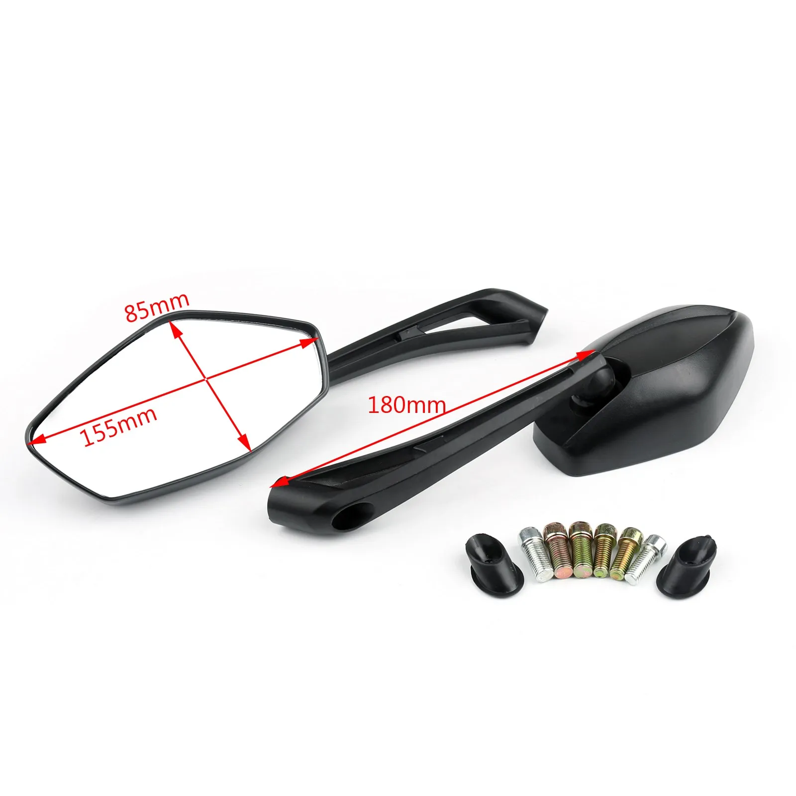 Artudatech Set of 2 Mirrors Right & Left For Peugeot Speedfight 3 4 50 125 Streetzone 50 view 2