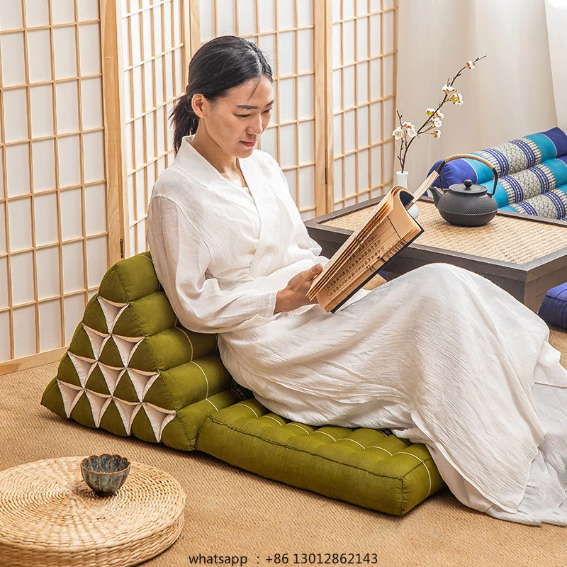 Cojín Triangular sofá almohada respaldo grande