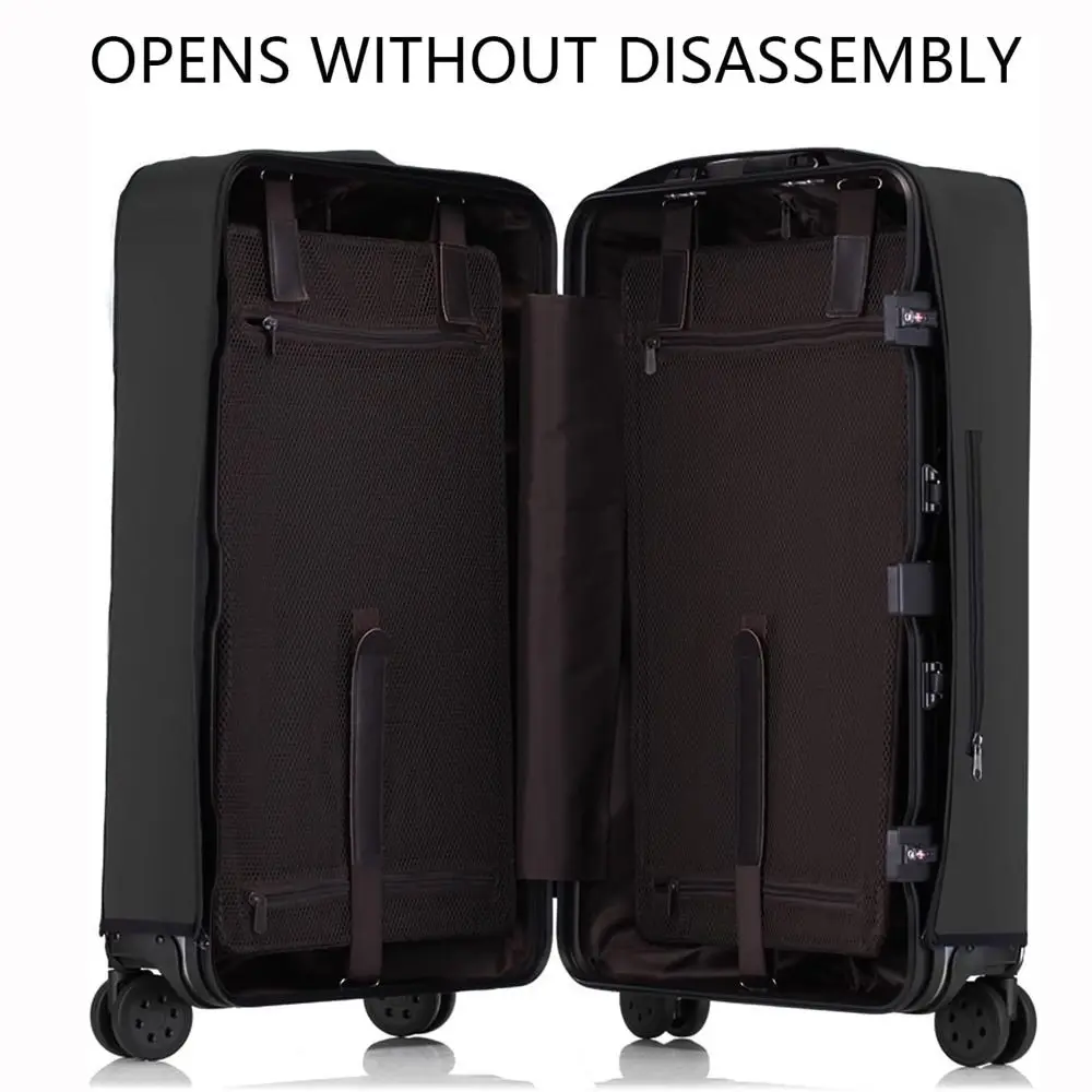 PVC 투명 여행 가방 커버, 방수, 분해 필요 없음, 투명 수하물 보호대, 탄성 여행 랩 수하물 커버