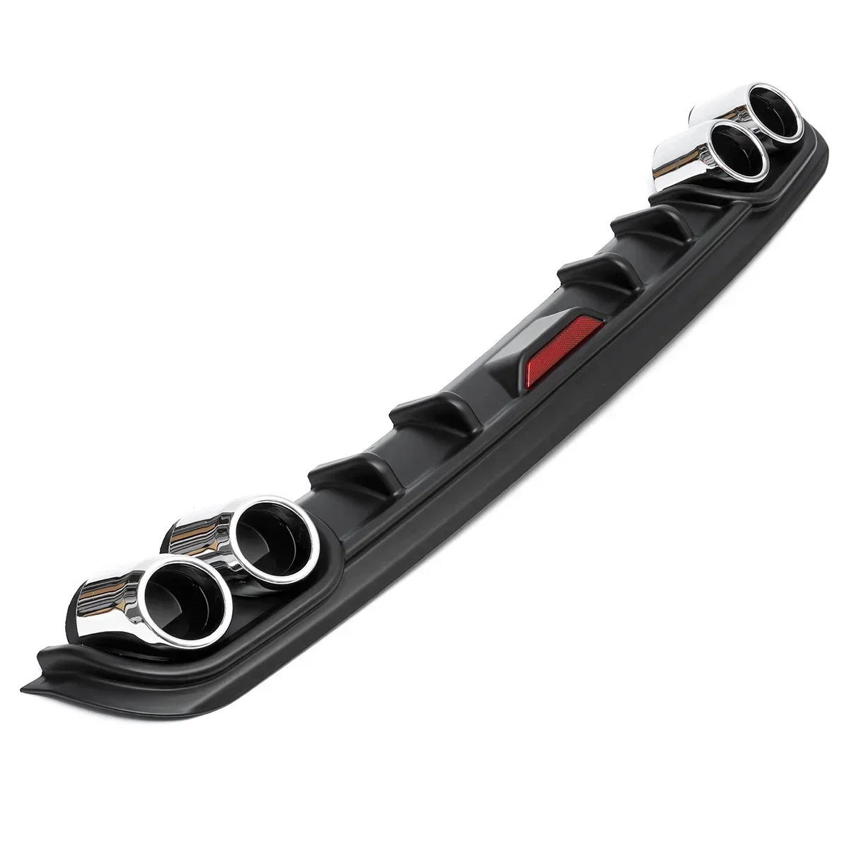 Universal Car Rear Bumper Diffuser Lip Canard For BMW E46 E60 E90 for Ford Focus 2 for Audi A3 Car-Styling ABS Plastic Body Kit view 6
