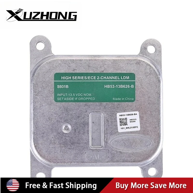 

HB53-13B626-B Полностью светодиодный модуль управления фарами для Ford Police Interceptor Utility Base 2017-2019 3,5 л 3,7 л V6 Sliver