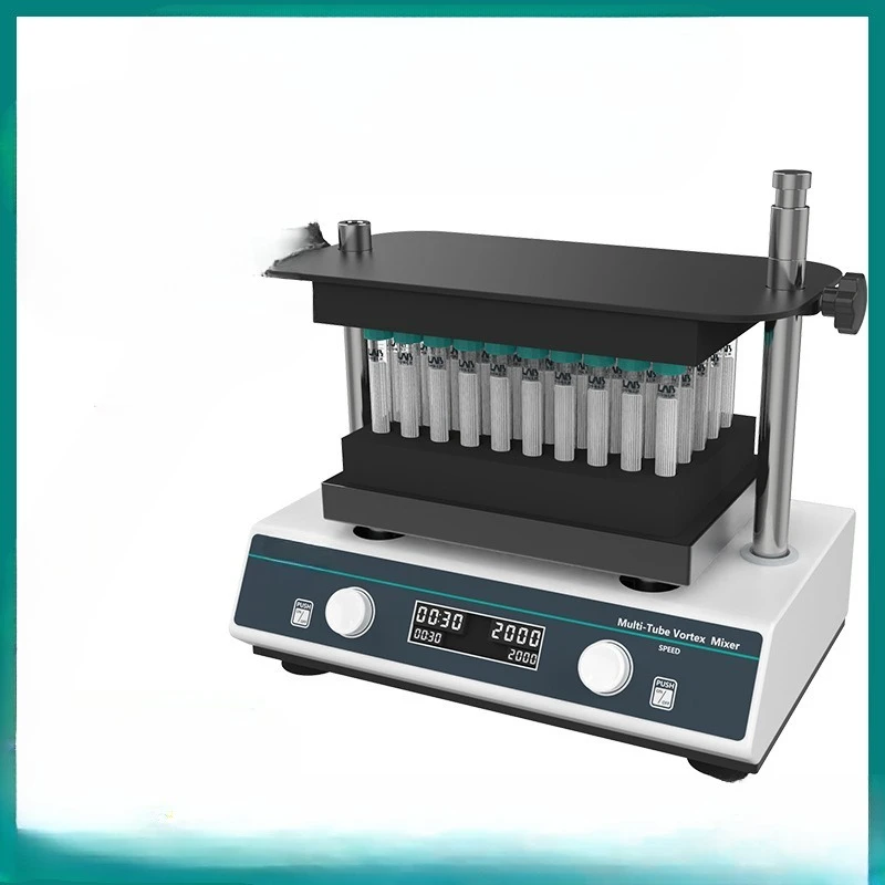 

Digital display multi-tube vortex mixer multi-sample vortex mixer vortex oscillator laboratory