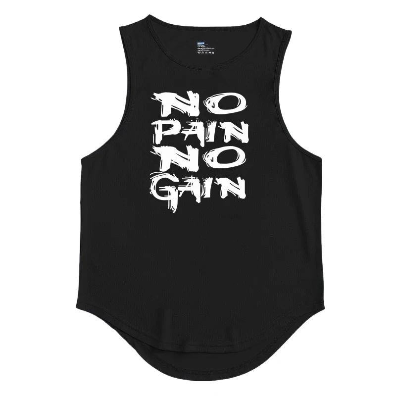 Men\'s Tops Tanks & Camis T-shirt Gym Tank Top Fitness Wear Mesh Singlets T-shirts Man Sportswear Bodybuilding Clothing Tees