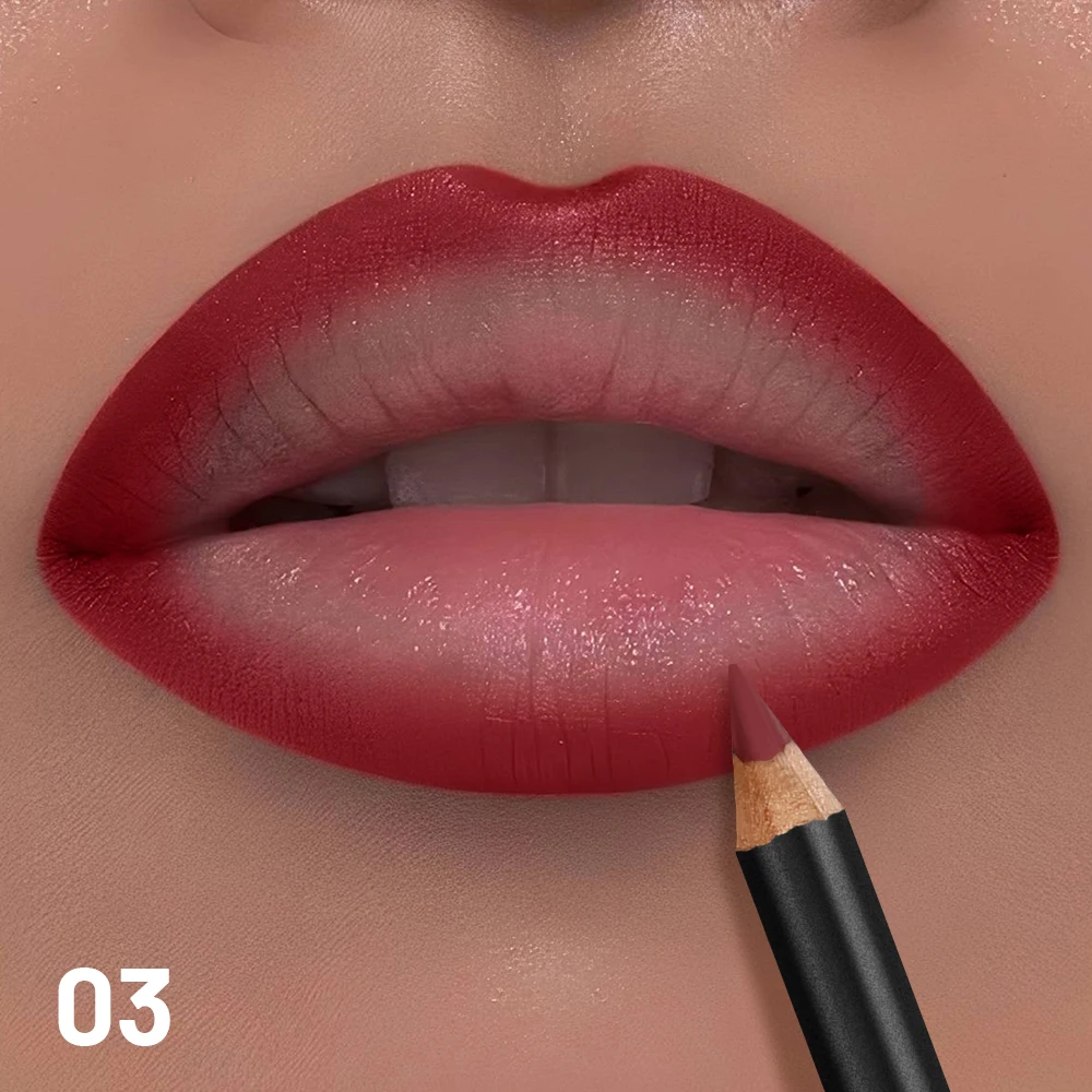 Matita labbra opaca di lusso: applicazione liscia e duratura Tonalità versatili per un contorno perfetto e riempire tutti i tipi di pelle