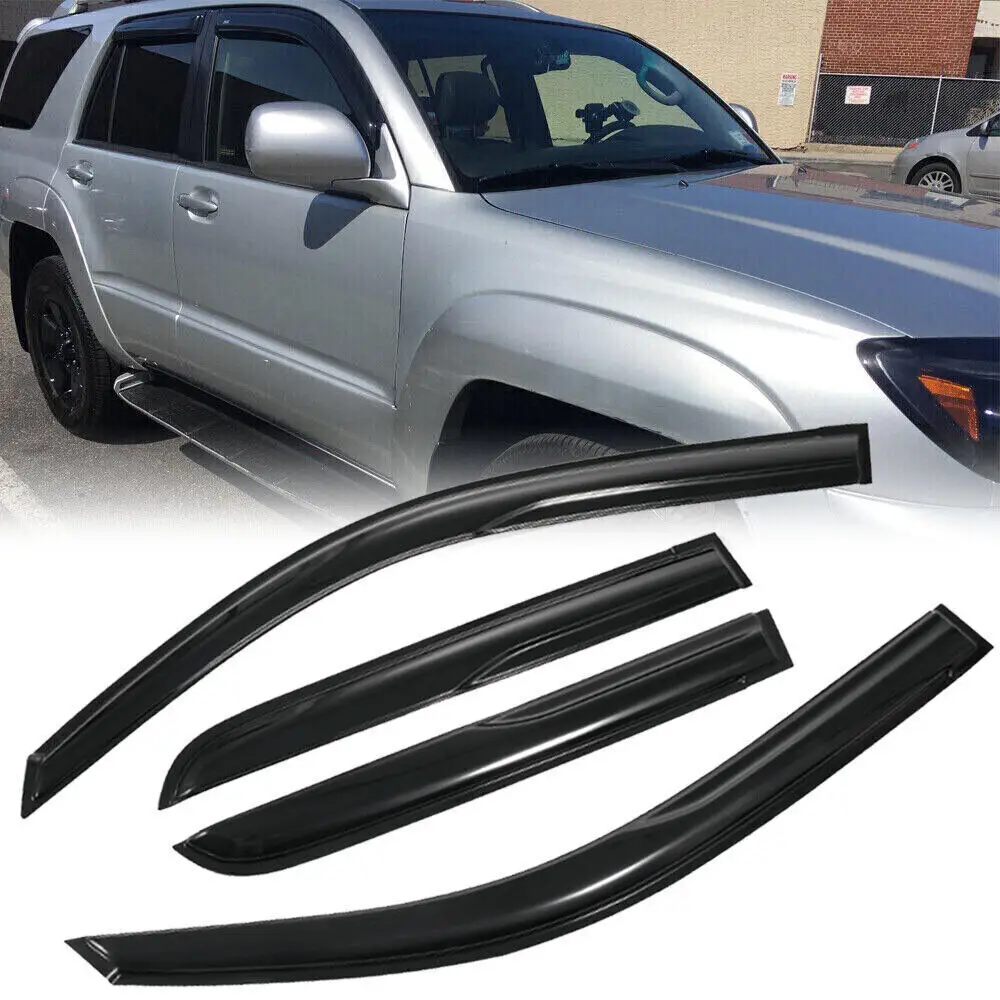 

For 2004-2009 Toyota 4Runner Window Visors Vent Sun Shade Rain Guards JDM