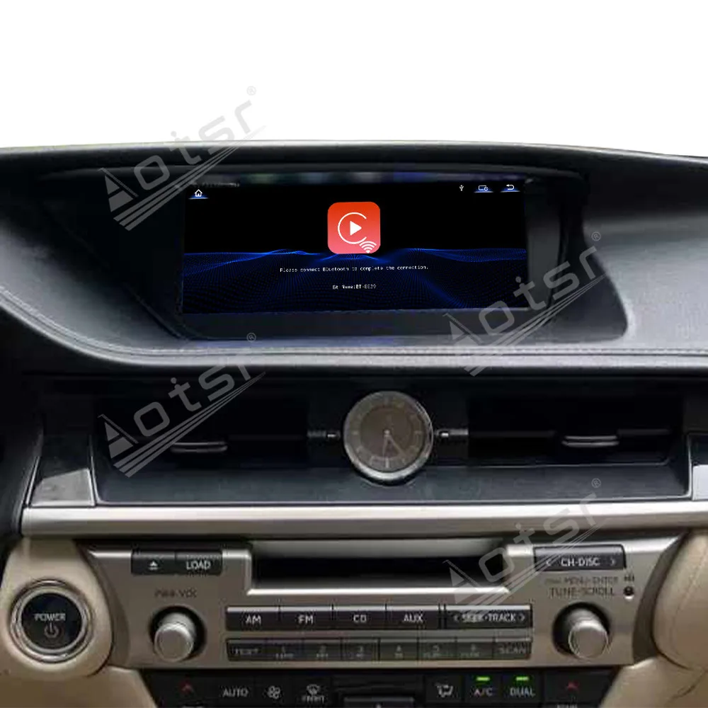 

Автомобильные мультимедийные аксессуары Linux System 10,25-дюймовый сенсорный экран Автомобильный радиоприемник для Lexus ES 2013-2018 GPS-навигация Стерео головное устройство