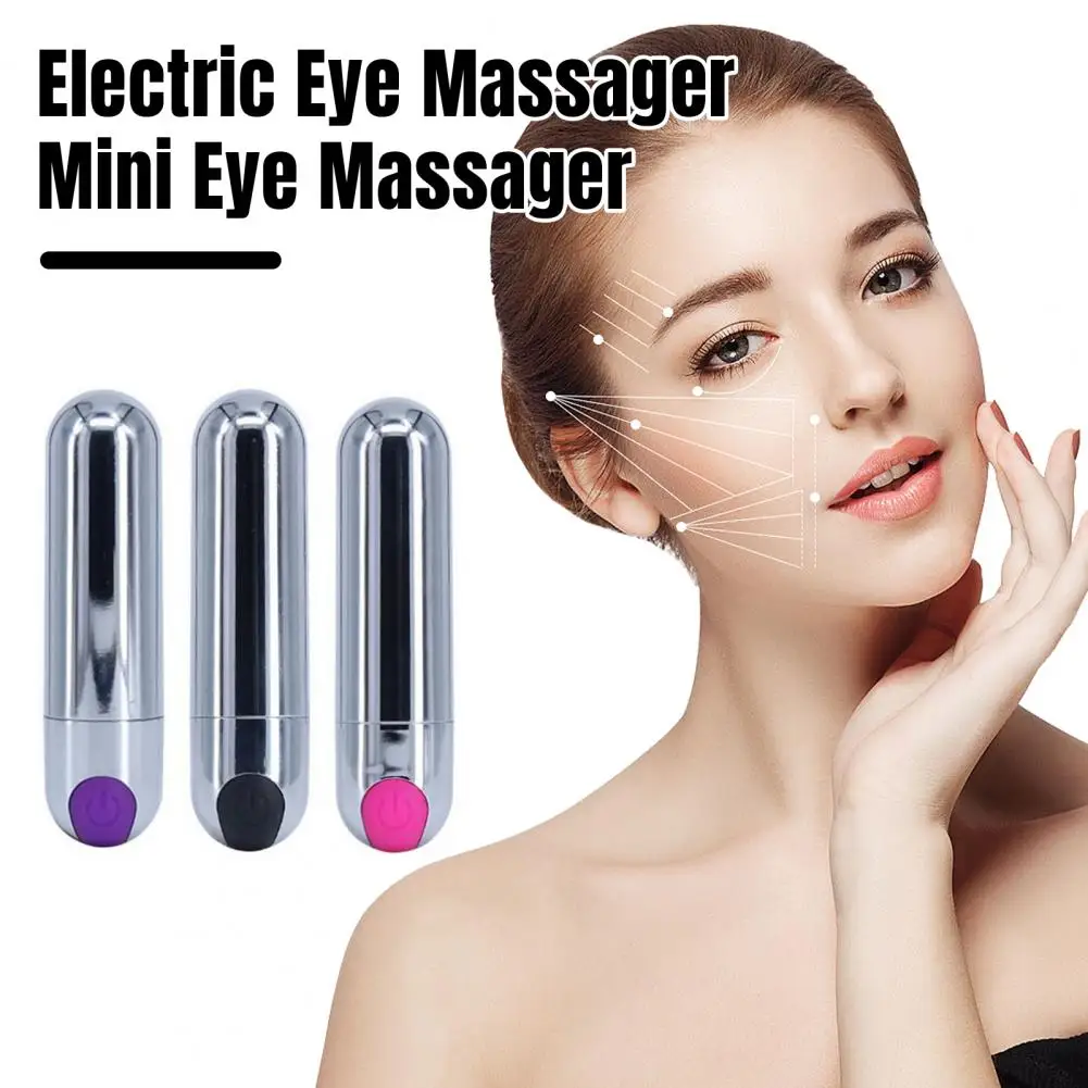 Travel Electric Massager Space-saving Electric Massager Portable Usb Rechargeable Electric Eye Massager with 10 Modes for Quiet - Image 3