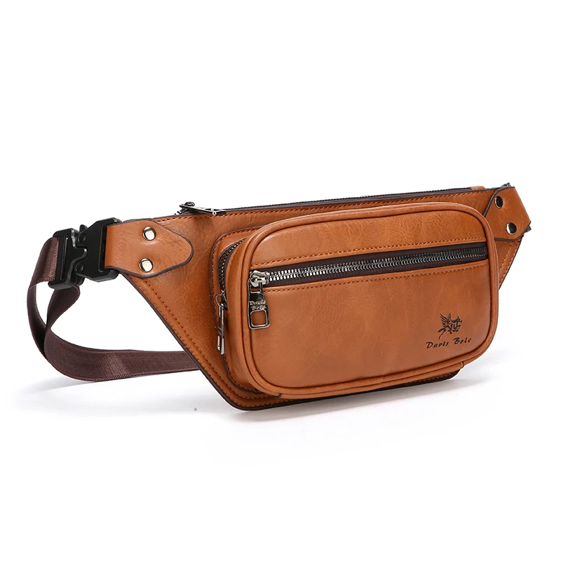 

Мужская поясная сумка из искусственной кожи, сумка через плечо, многофункциональная винтажная нагрудная сумка, сумка для телефона riñonera (22)색 marsupio uomo 허 Exper방