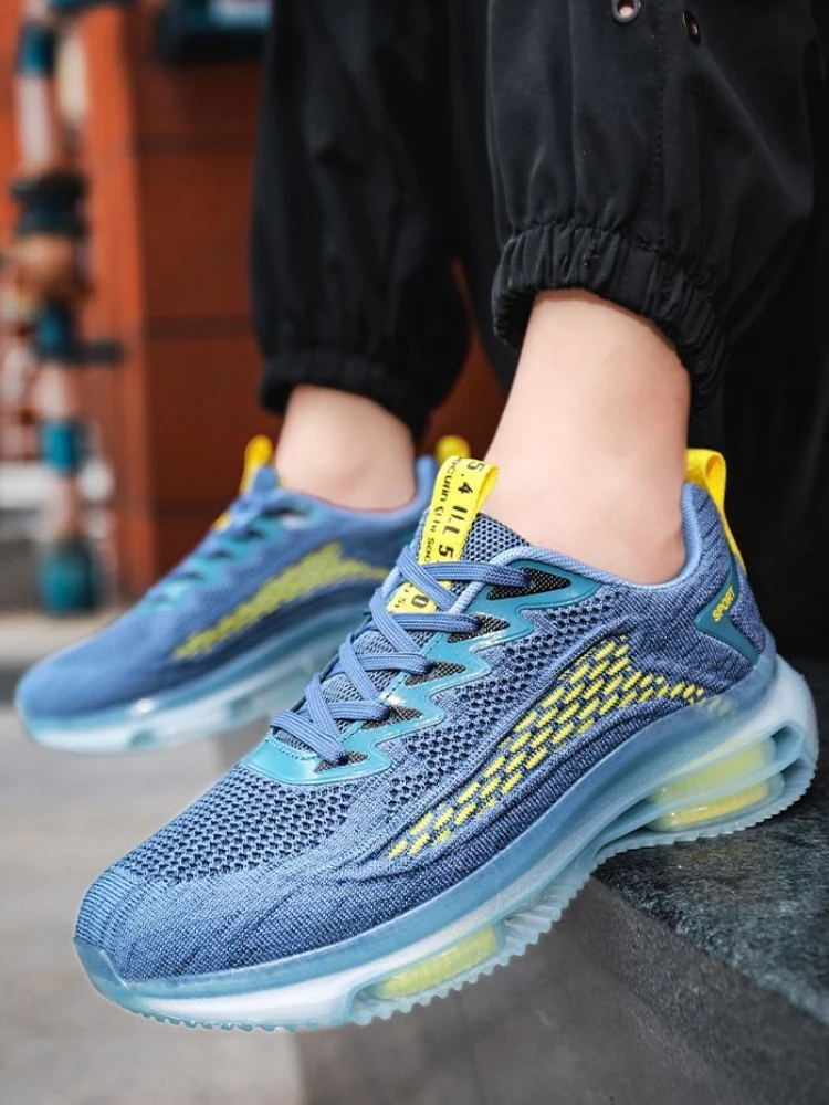 

Мужские повседневные кроссовки с сетчатым верхом, теннисные предложения, легкая летняя распродажа на весну и осень, цветная дышащая мужская спортивная обувь Miked