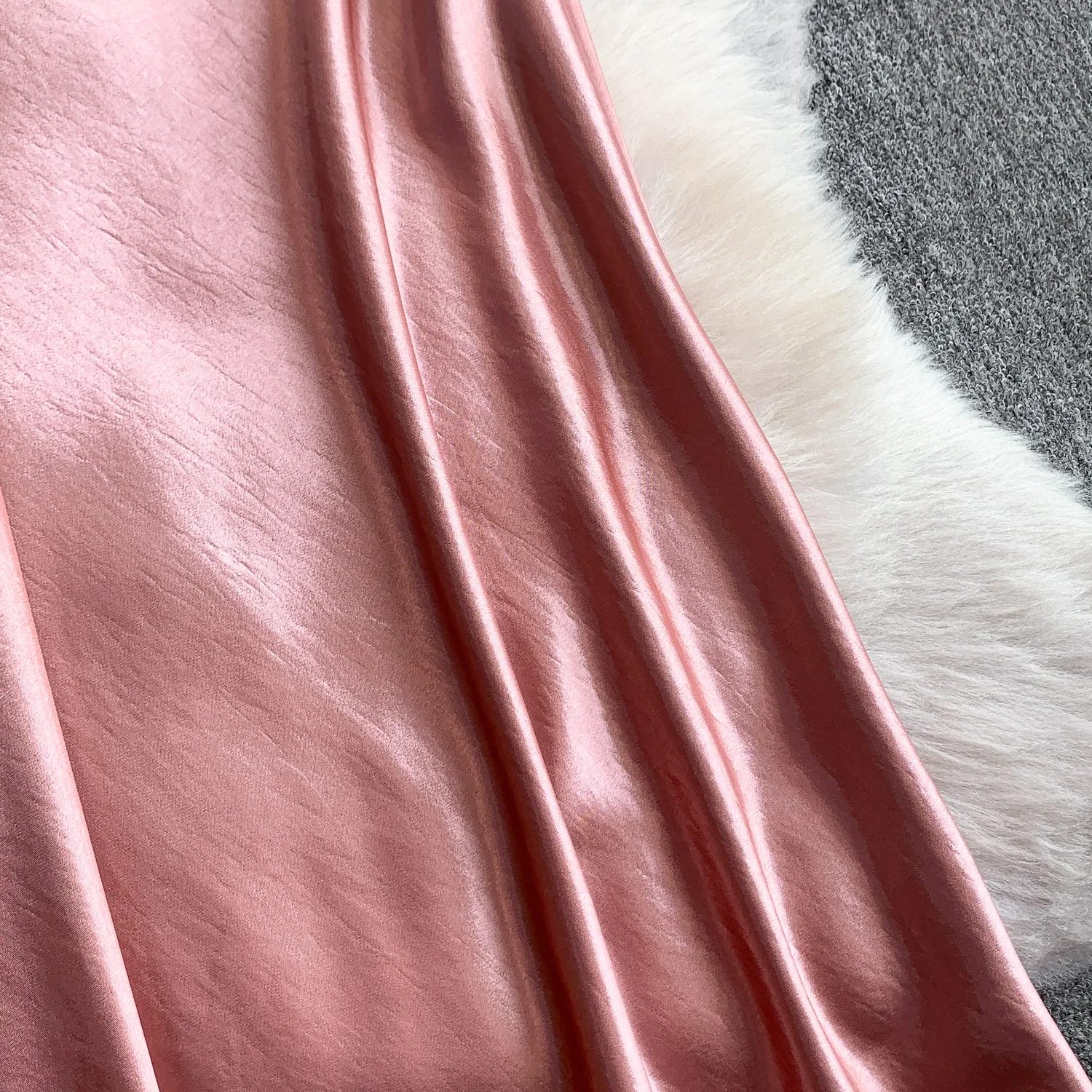 Robe brodée en satin sans manches, chic et élégante, mode coréenne, robes de cérémonie, vêtements pour femmes