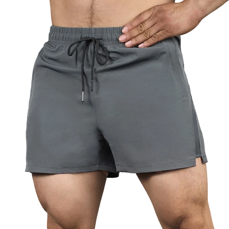 5 Inch Gym Shorts Men Fitness Clothes Drawstring Workout Shorts Breathe Cooling Quick Dry Stretch Sweat Shorts Running Training