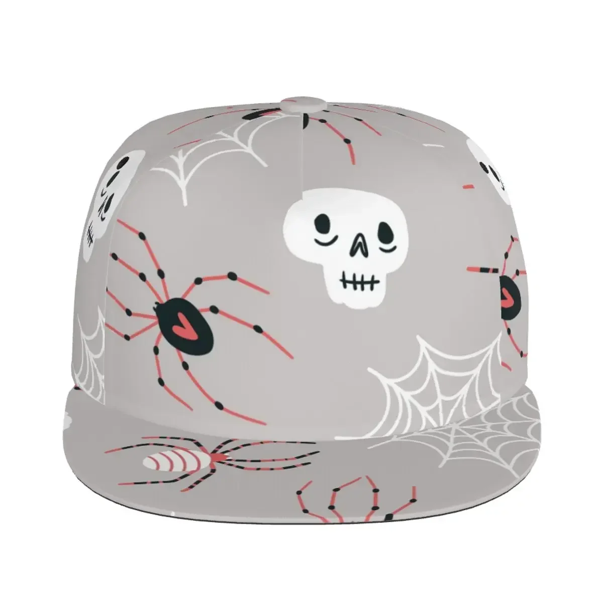 Halloween Spiders 3D Print Baseball Cap Casual Sun Hat Elegant Ethnic Style Fashion Stage Hip Hop Women Men